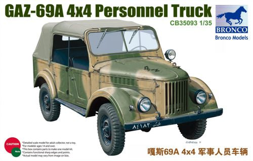 Bronco Models CB35093 1:35 Soviet GAZ69A