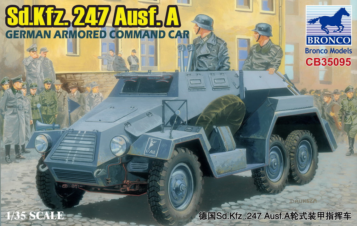 Bronco Models CB35095 1:35 German Sd.Kfz.247 Ausf.A German Armored Command Car