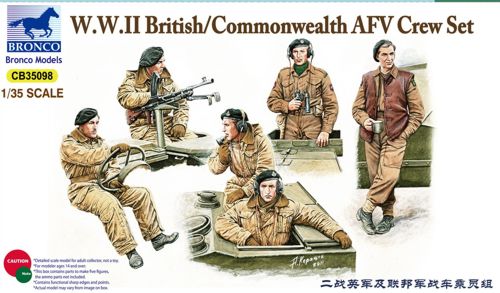 Bronco Models CB35098 1:35 British/Commonwealth AFV Crew Set