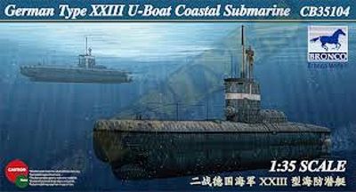 Bronco Models CB35104 1:35 Type XXIII U-Boat Coastal Submarine