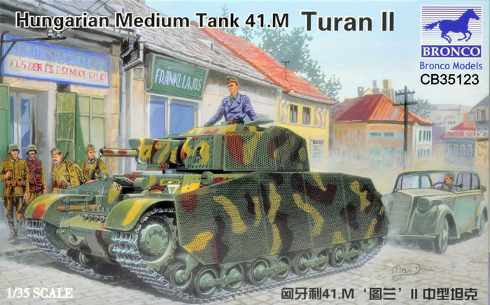 Bronco Models CB35123 1:35 Turan II Hungarian Medium Tank 41.M 'Turan'