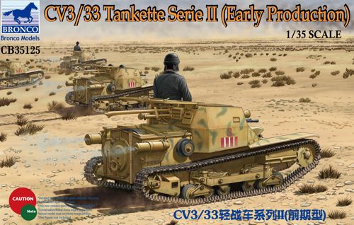 Bronco Models CB35125 1:35 CV3/33 Tankette Serie II (Early Production)