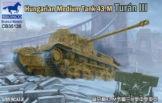 Bronco Models CB35126 1:35 Turan III Hungarian Medium Tank 43.M