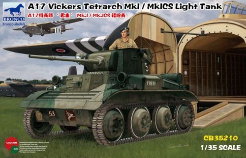 Bronco Models CB35210 1:35 A17 Vickers Tetrarch Mk.I/Mk.ICS Light Tank