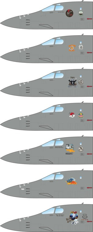 Caracal Models CD144003 1:144 USAF Rockwell B-1B Lancer Multiple marking options for USAF B-1B Lancer