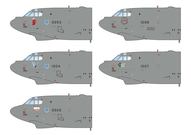 Caracal Models CD144005 1:144 Boeing B-52H Stratofortress: High quality markings for recent/current USAF B-52H Stratofortresses