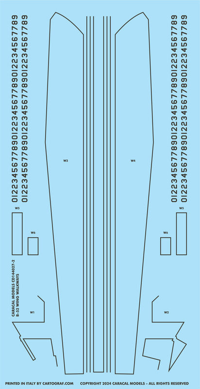 Caracal Models CD144027 1:144 Boeing B-52 'Tall Tail Stratofortresses'