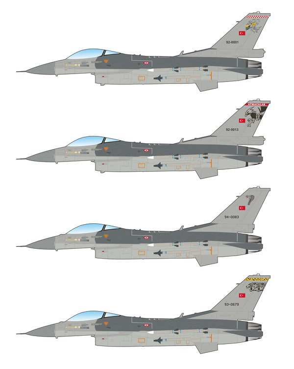 Caracal Models CD48007 1:48 Turkish Air Force Lockheed-Martin F-16C/D Part 2
