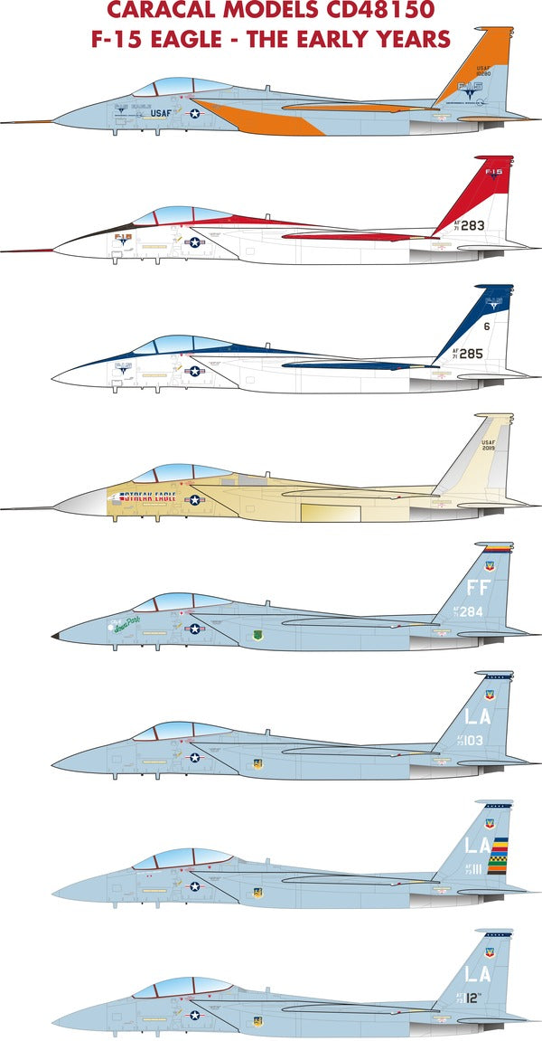 Caracal Models CD48150 1:48  McDonnell F-15A/B Eagle - The Early Years