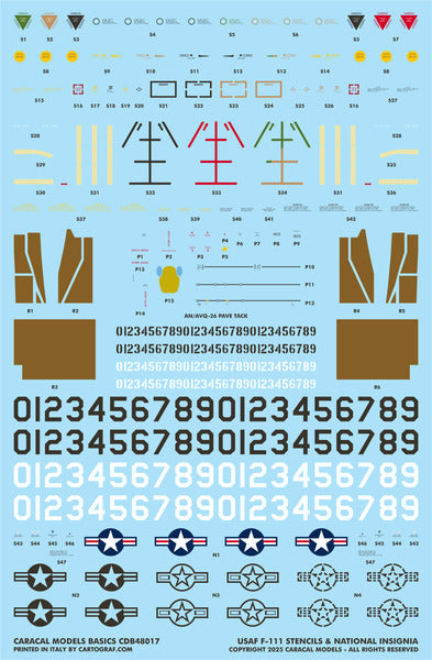 Caracal Models CD48234 1:48 General-Dynamics F-111F Aardvark