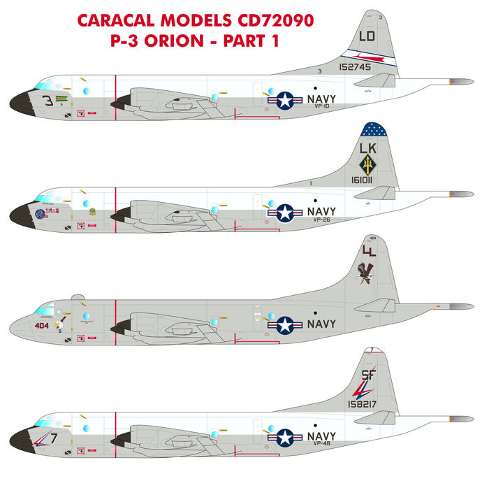 Caracal Models CD72090 1:72 Lockheed P-3C Orion - Part 1