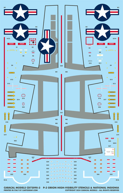 Caracal Models CD72090 1:72 Lockheed P-3C Orion - Part 1