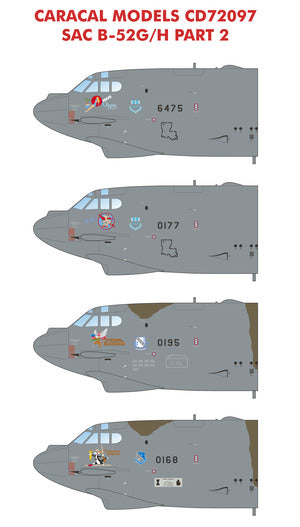 Caracal Models CD72097 1:72 Strategic Air Command Boeing B-52G/H Stratofortress - Part 2