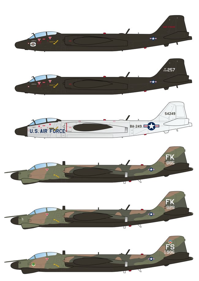 Caracal Models CD72119 1:72 Martin B-57 Canberra in Vietnam