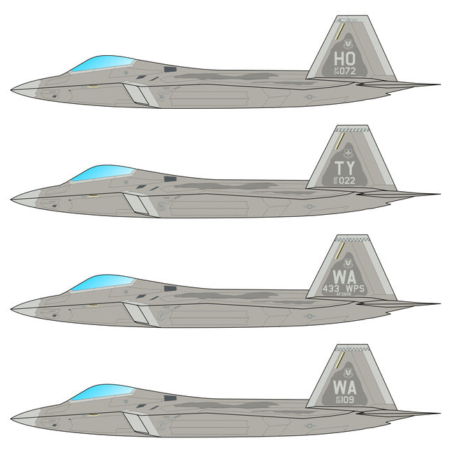 Caracal Models CD72138 1:72 Lockheed-Martin F-22A Raptor - Part 1