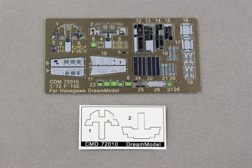 Dream Model CDM 72010 1:72 Cockpit PE for McDonnell F-15E Strike Eagle
