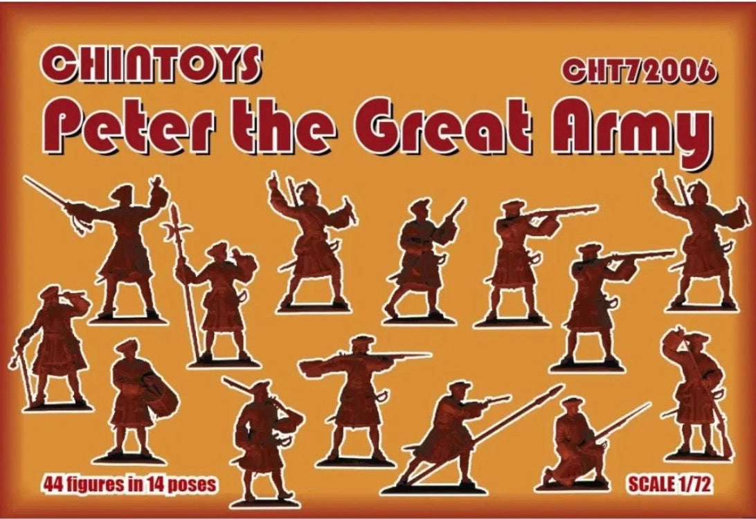 Chintoys CHT72006 1:72 GNW. Peter the Great Army. Set 1