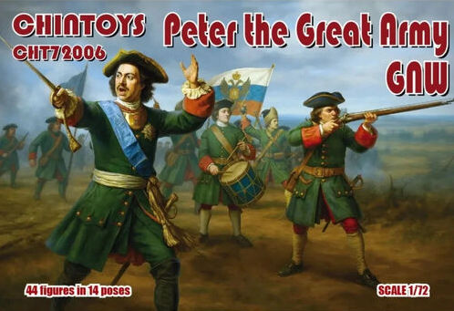 Chintoys CHT72006 1:72 GNW. Peter the Great Army. Set 1