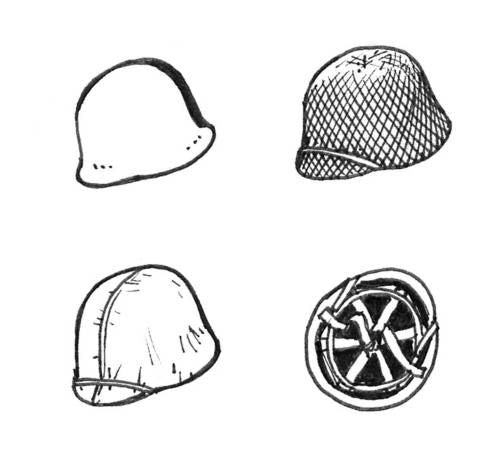 CMK B35083 1:35 U.S. WWII Helmets (6 pcs)