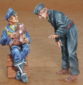 CMK F32098 1:32 German Pilot and Mechanic WWII (2 figs.)