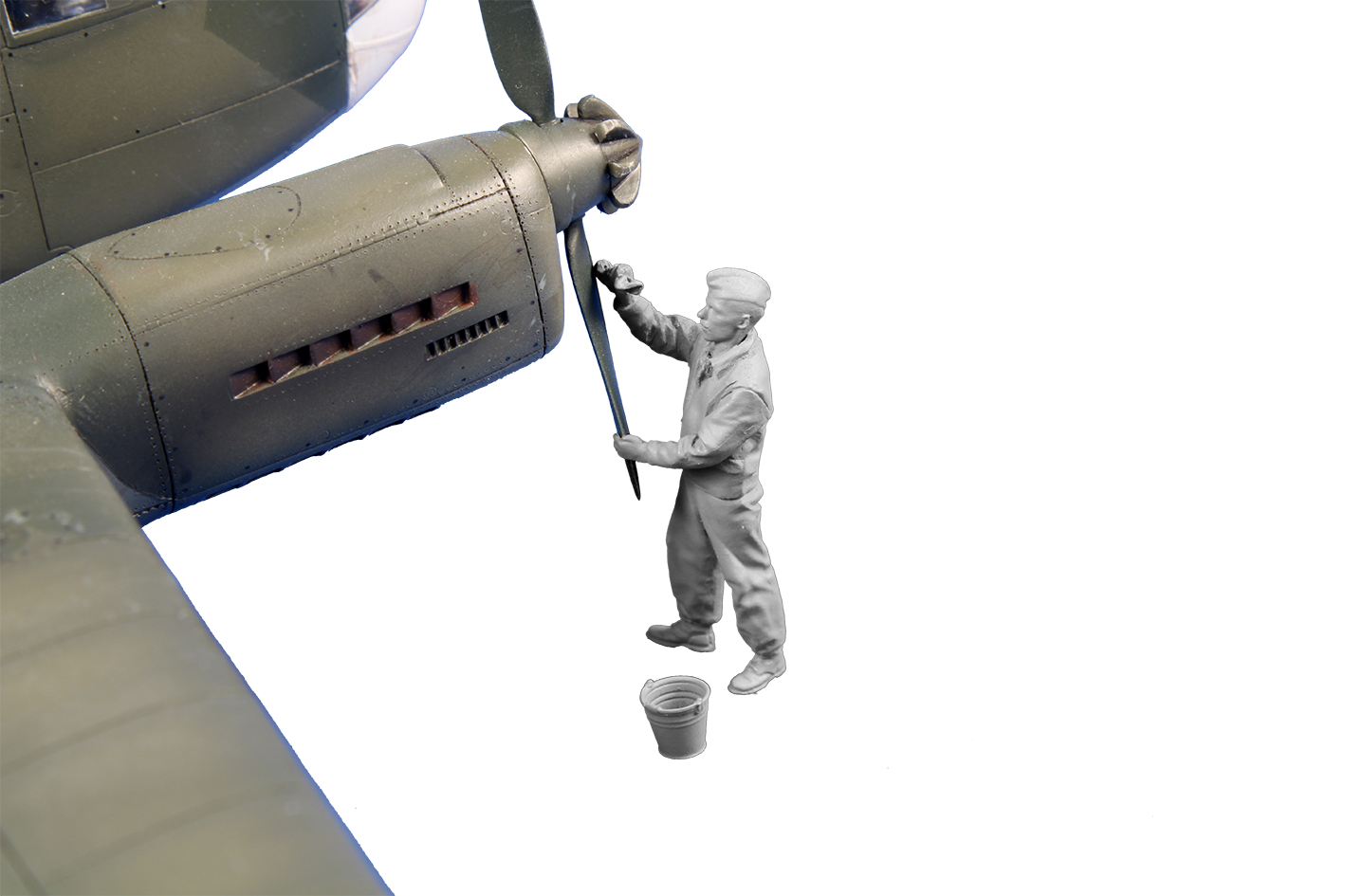 CMK/Czech Master Kits F48359 1:48 Siebel Si-204/Aero C-3 Rigger (prop maintenance)