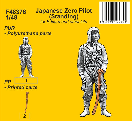 CMK F48376 1:48 Japanese Zero Pilot (Standing)