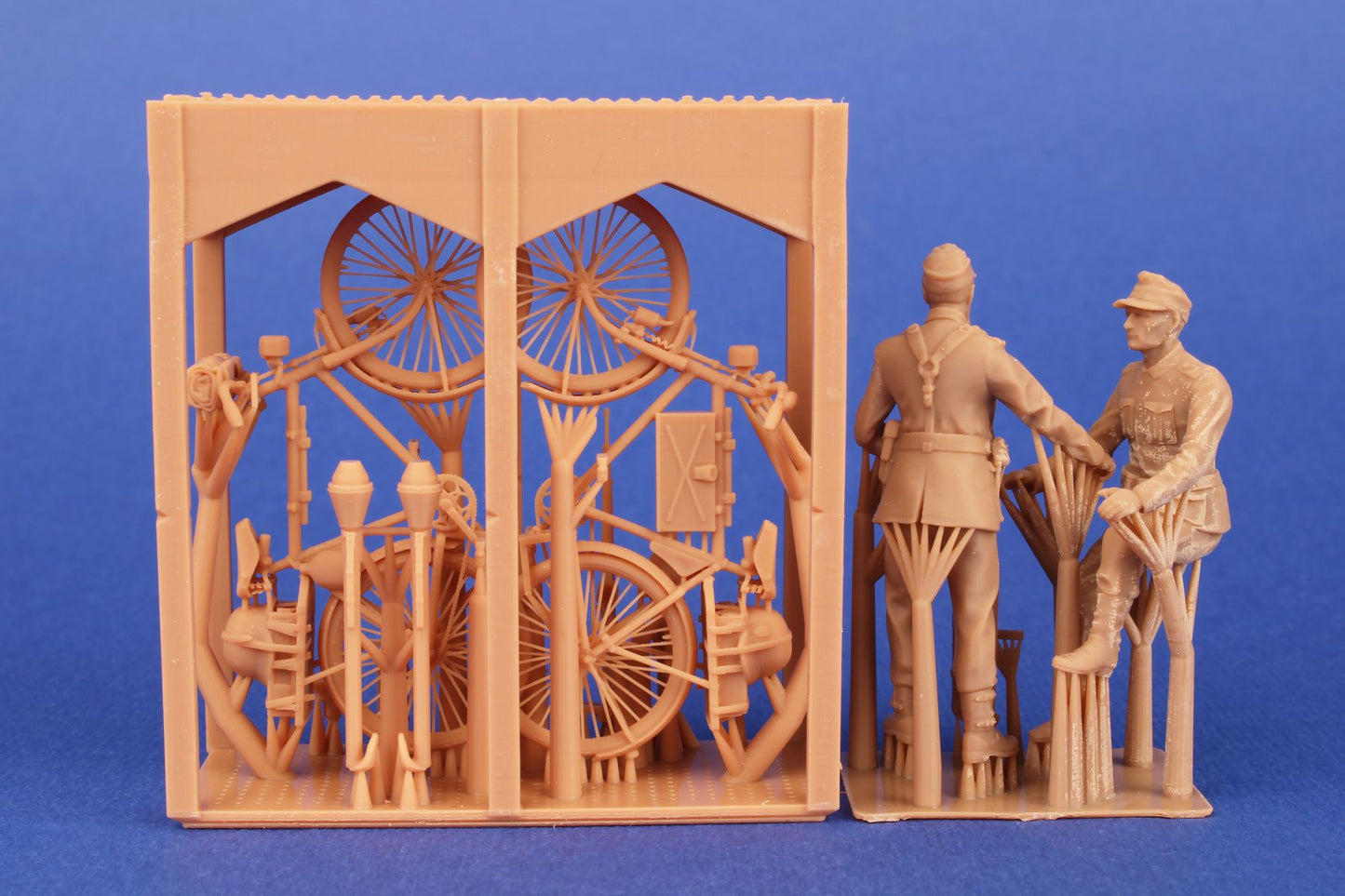 CMK/Czech Master Kits F48406 1:48 Wehrmacht Soldiers with Military Bicycles