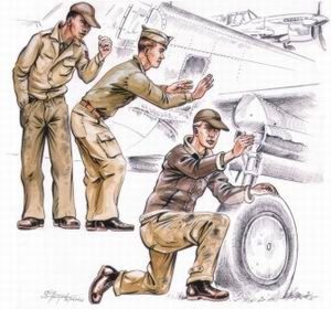 CMK F72114 1:72 US Army Mechanics WWII (3 figs.)