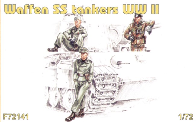 CMK F72141 1:72 Waffen SS Tankers WWII (3 figs.)