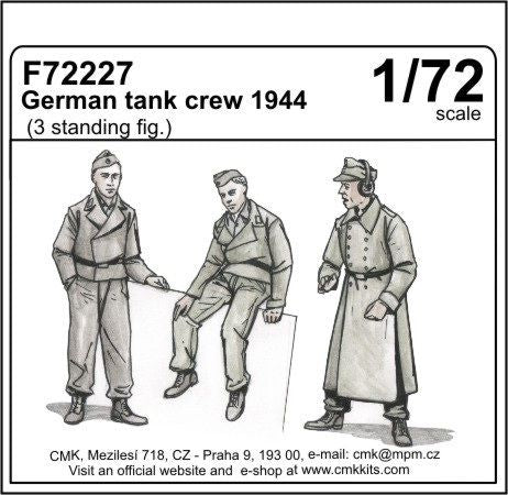 CMK F72227 1:72 German 1944 Tank Crew Standing (3 figs.)