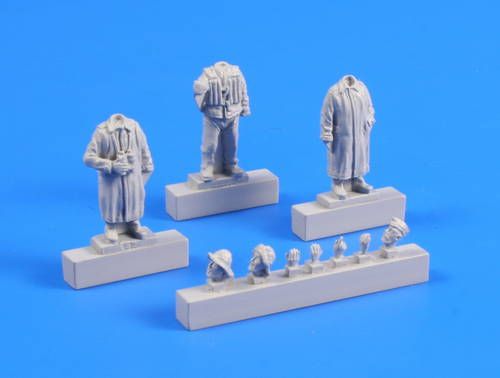 CMK F72250 1:72 U-Boat U-IXC Crew with Raincoats (3 figs.)