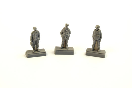 CMK F72339 1:72 WWII US Bomber Pilot and Two Gunners (3 figs.)