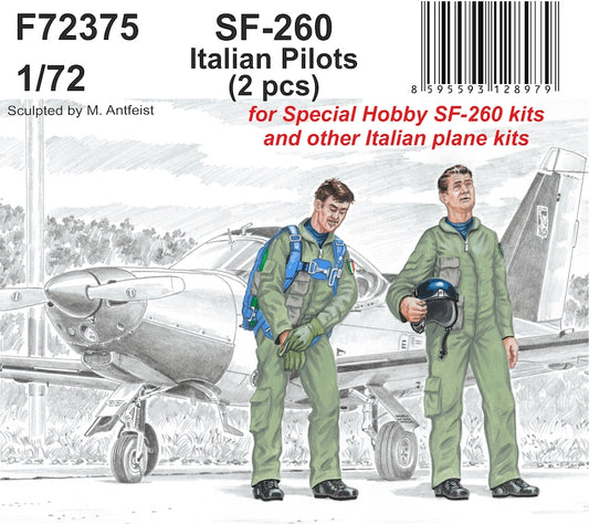 CMK F72375 1:72 SAI SF-260 Italian Pilots (2 figs.)