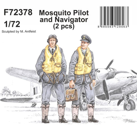 CMK F72378 1:72 de Havilland Mosquito Pilot and Navigator (2 figs.)