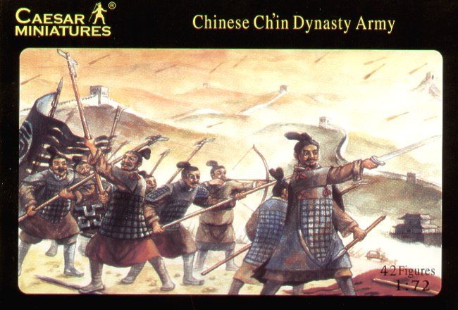 Caesar Miniatures H004 1:72 Ancient Chinese Ch'in Army (42 figures)