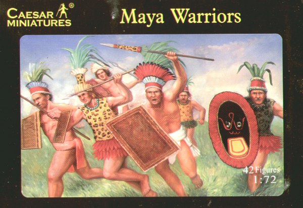 Caesar Miniatures H027 1:72 Maya Army Warriors (42 figures)