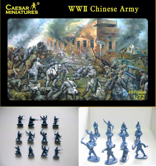 Caesar Miniatures H036 1:72 Chinese Army WWII (40 figures)