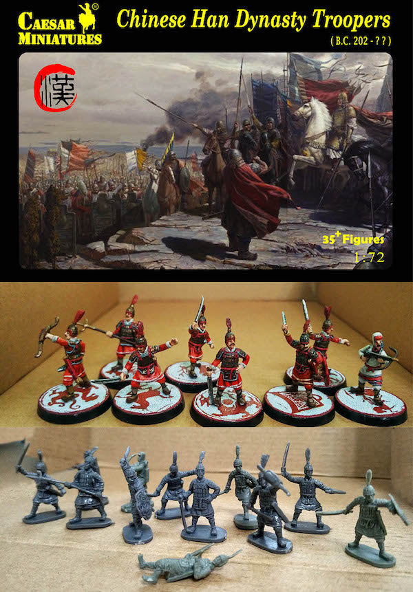 Caesar Miniatures H043 1:72 Chinese Han Dynasty Troopers (35 figures)