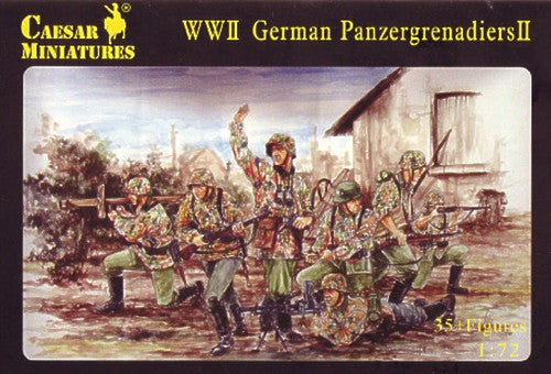 Caesar Miniatures H053 1:72 WWII German Panzergrenadiers Set 2 (35 figures)