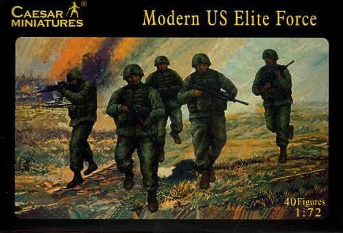 Caesar Miniatures H058 1:72 Modern U.S. Elite Force (40 figures)