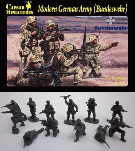 Caesar Miniatures H062 1:72 Modern German Army Bundeswehr (32 figures)