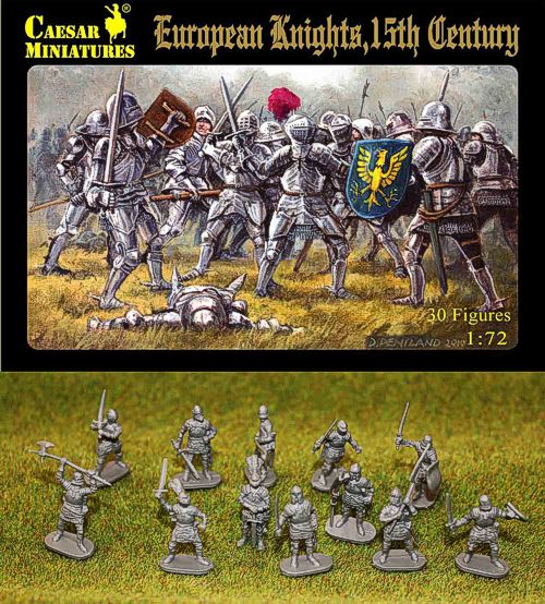 Caesar Miniatures H091 1:72 European Knights 15th Century (30 figures)