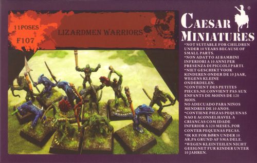 Caesar Miniatures F107 1:72 Lizardmen Warriors 76