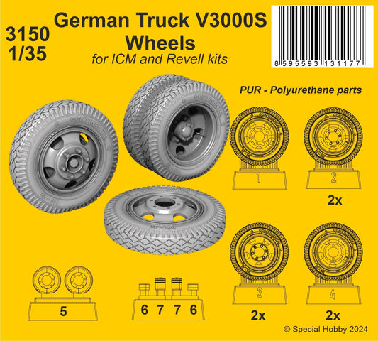 CMK/Czech Master Kits 3150 1:35 Ford V 3000 S Wheels.