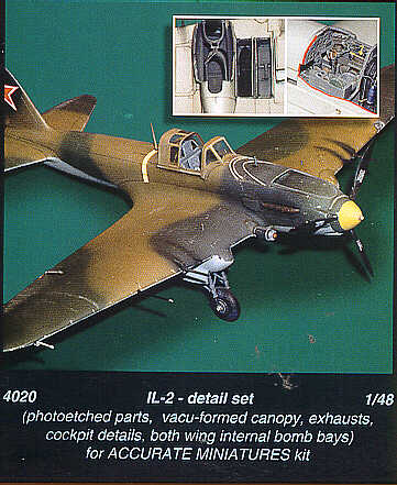 CMK 4020 1:48 Ilyushin IL-2 Detail Set