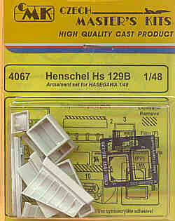 CMK 4067 1:48 Henschel Hs-129B Armament Set