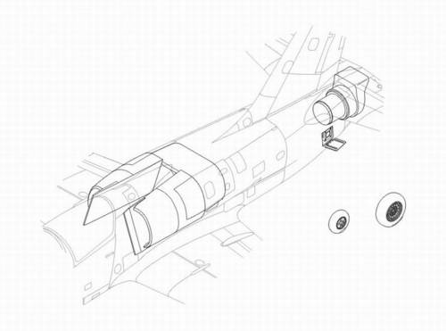 CMK 4084 1:48 Aero L-39C Albatross Air Intake