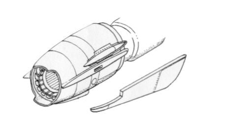 CMK 4091 1:48 Mikoyan MiG-21 Engine