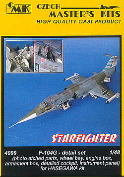 CMK 4099 1:48 Lockheed F-104C/DJ/G/J/S Detail Set