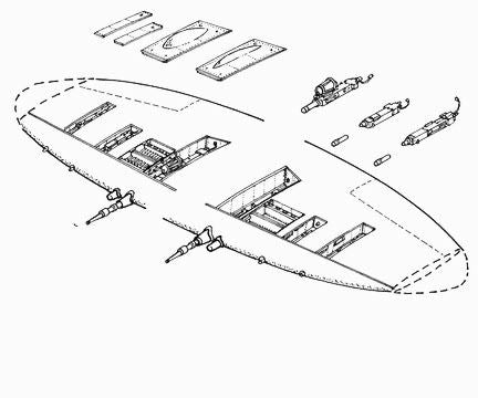 CMK 4105 1:48 Supermarine Spitfire Mk.IXe Armament